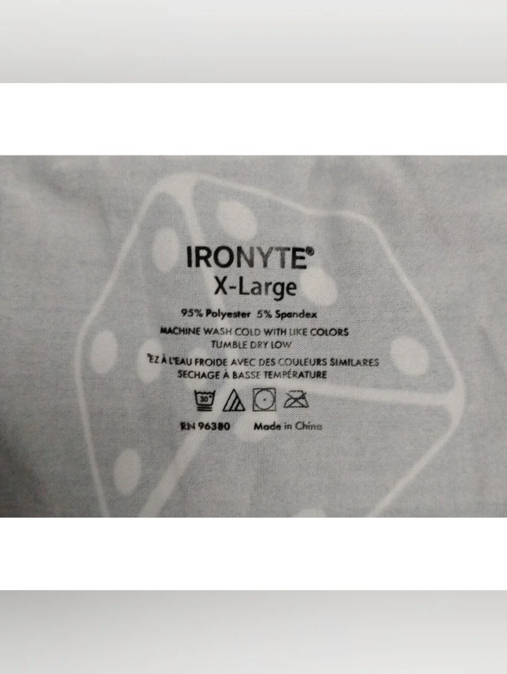 IRONITE Mens Black White Dice Print Boxer Briefs